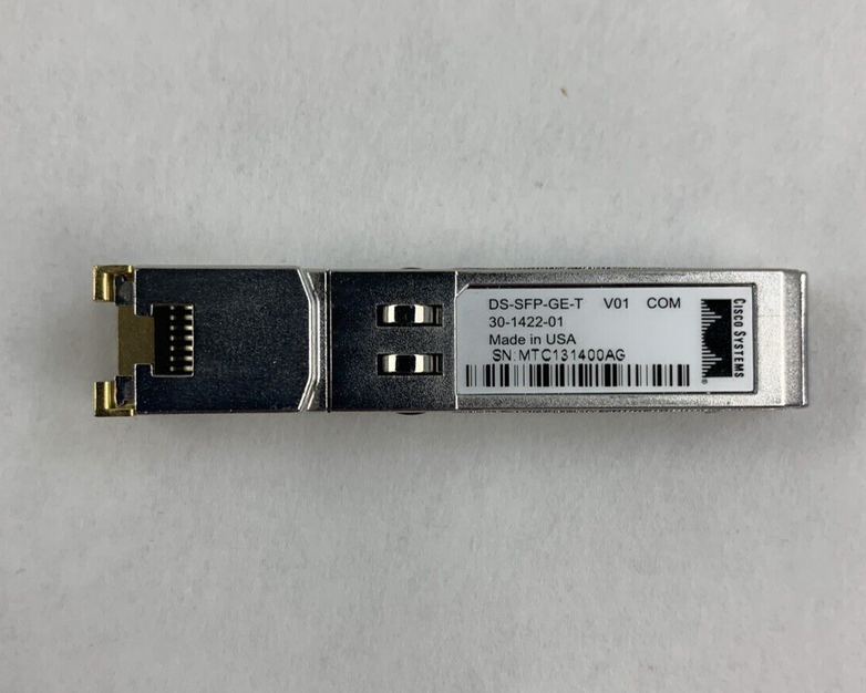 Cisco DS-SFP-GE-T 1000BASE-T SFP Transceiver Module 30-1422-01
