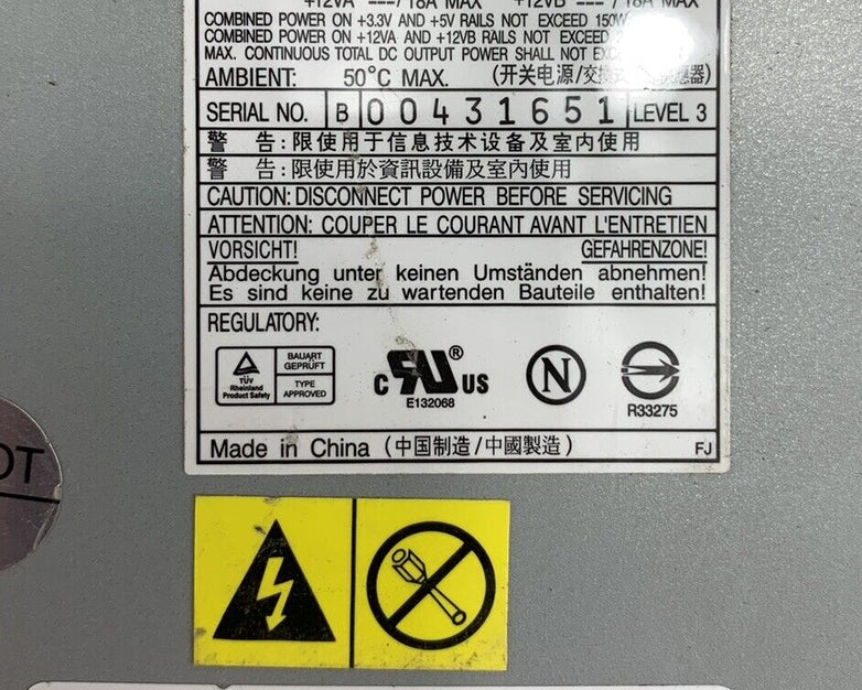 Dell PS-6311-2D2 L305N-00 Power Supply 305W