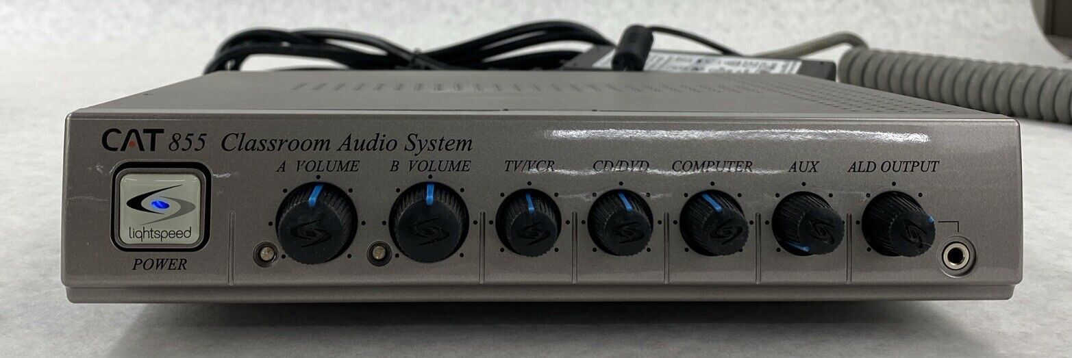 Lot( 2 ) Lightspeed AMP-855 CAT 855 Classroom Audio System bundle Power Supply