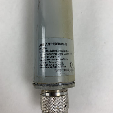 Cisco AIR-ANT2568VG-N Aironet Dual-Band 2.4 GHz 8 dBi Wireless Antenna