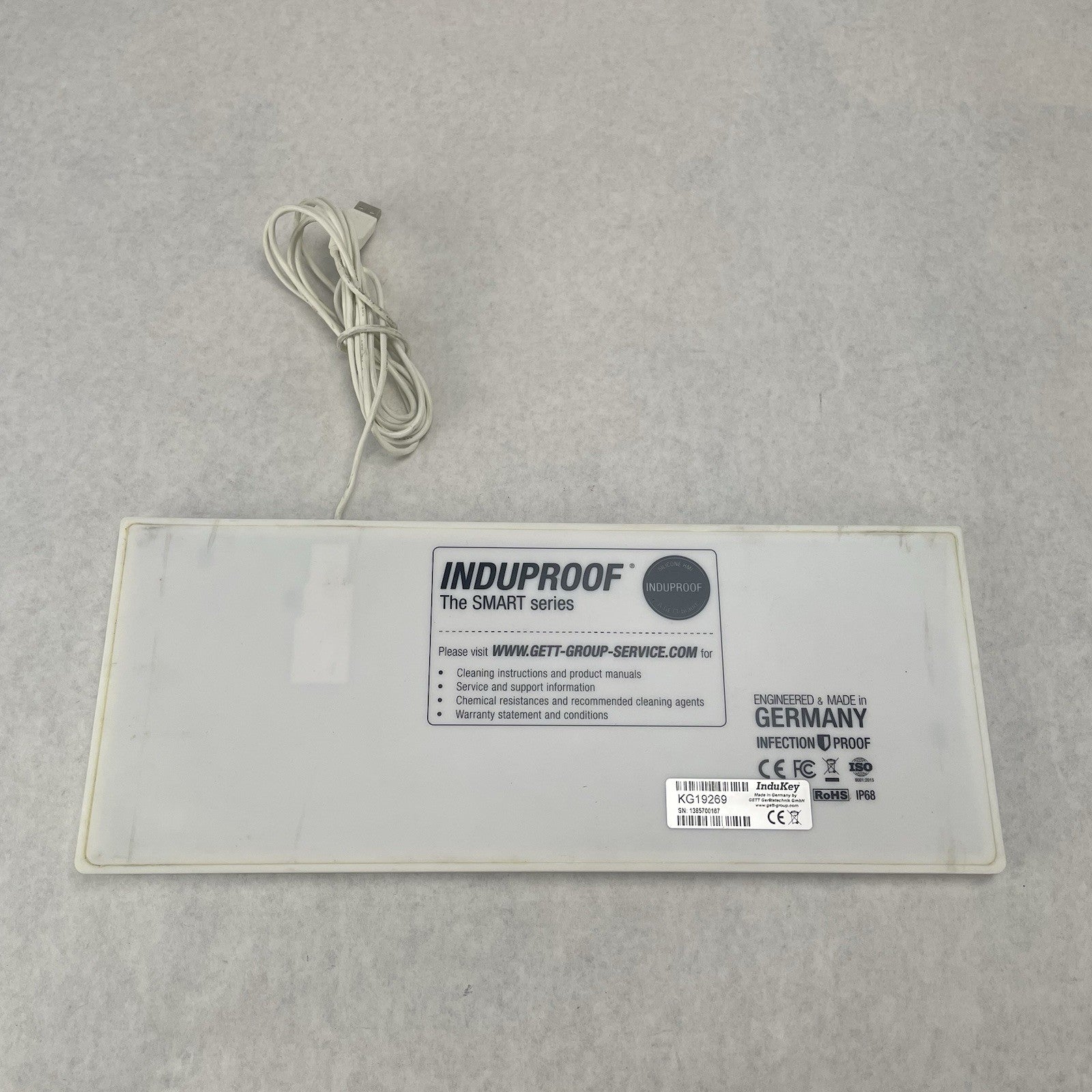 Indukey InduProof1 KG19269 Industrial Infection Proof Keyboard Tested4