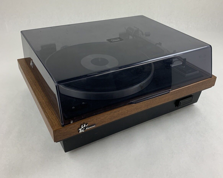 Sansui FR-3060 Automatic Turntable Tested Tone Lift Sticks Parts and Repair
