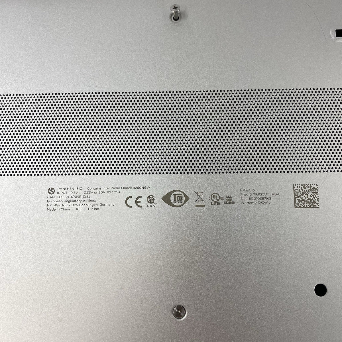 HP mt45 14" Ryzen 3 Pro 3300U 2.10 GHz 4GB RAM No SSD/OS/AC15
