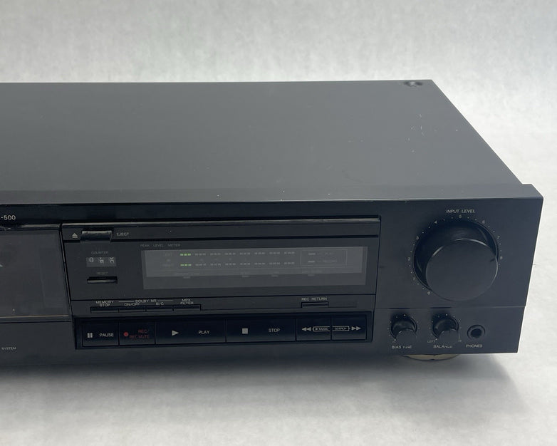 Denon DRM-500 Dolby Stereo Cassette Tape Deck Tested