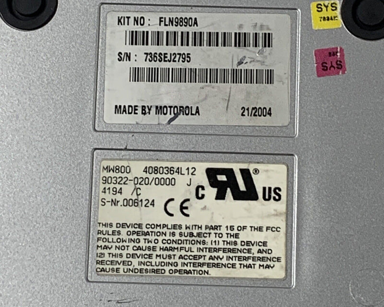 Motorola FLN9890A MW800 Rugged USB Mechanical Keyboard Tested
