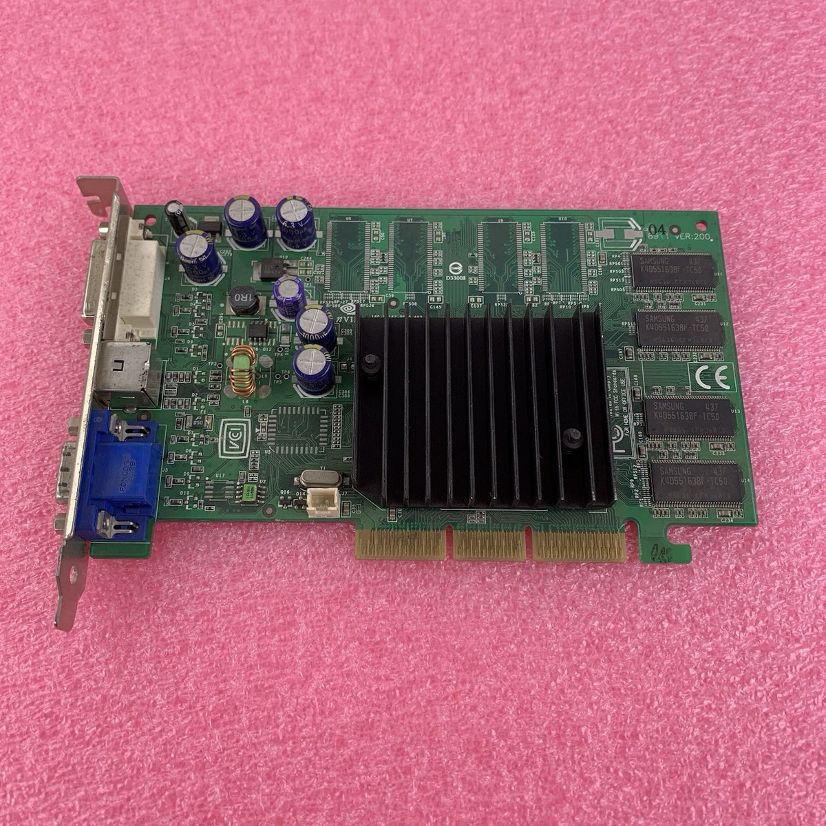 MSI MS-8911 AGP 8X Video Graphics Card - Untested2