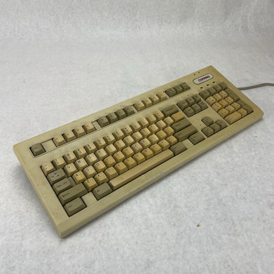 Compaq Enhanced III Vintage Keyboard Yellowed Tested