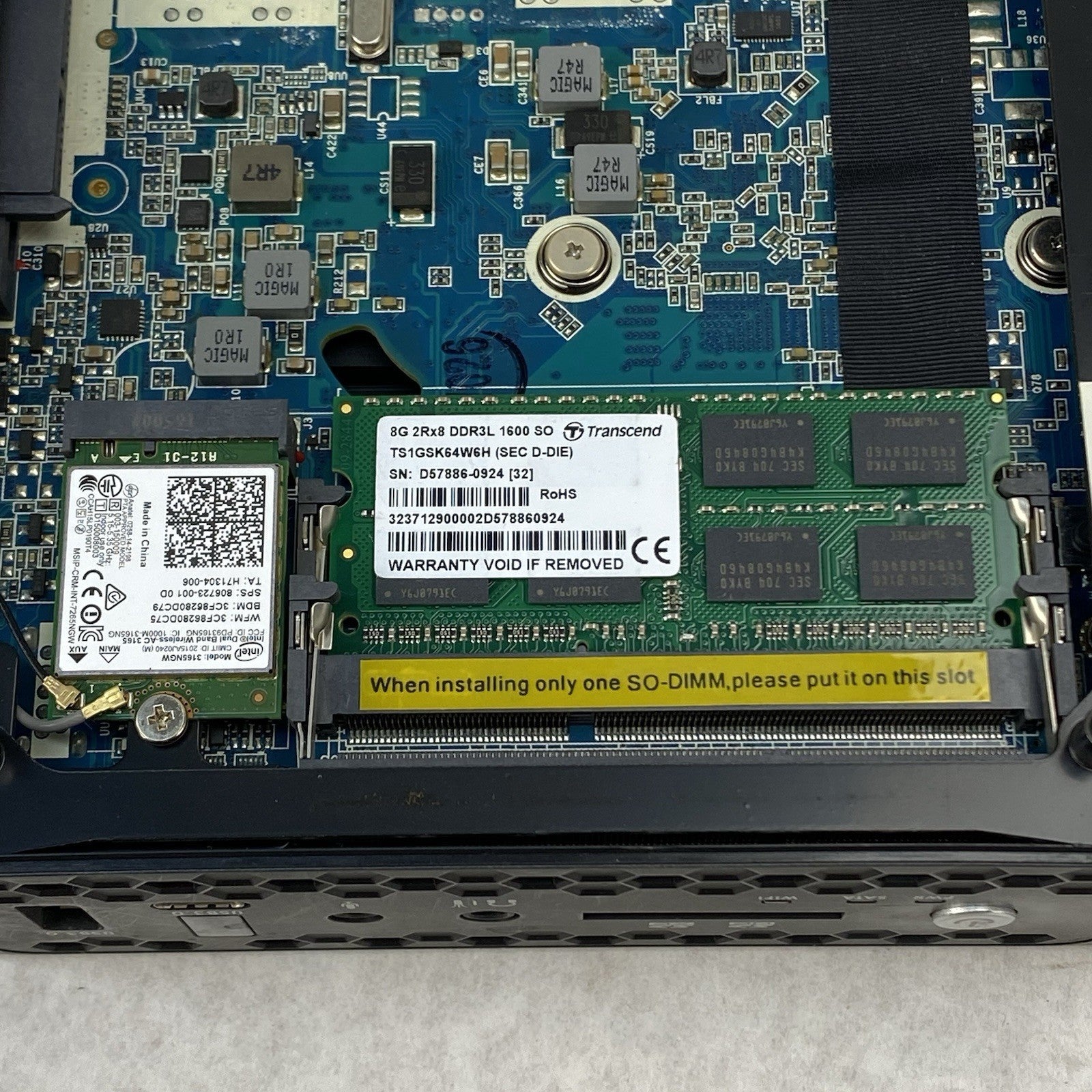 Zotac ZBOX-C1323NANO Micro Celeron C3150 1.6GHz 8GB RAM No HDD/OS/AC - No Bottom10