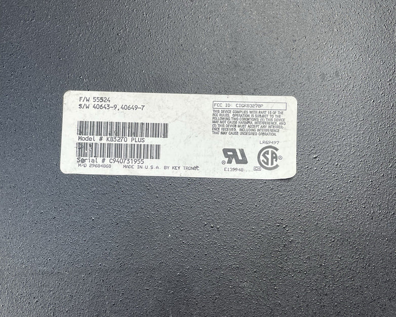 Keytronic KB3270 Plus Keyboard Parts or Repair Untested Missing Keys