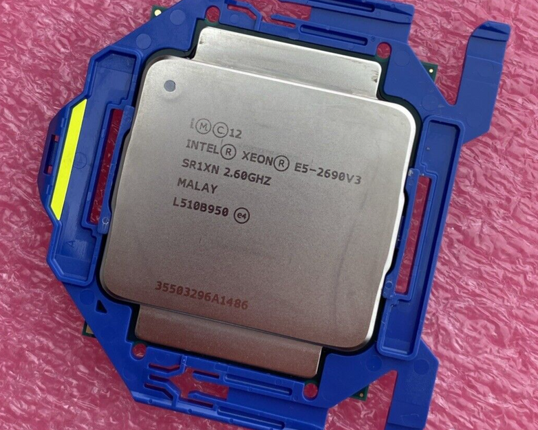 2 Pairs XEON 12 Core E5-2690 SR1XN and E5-2680 v3 SR1XP CPU Processors FCLGA2011