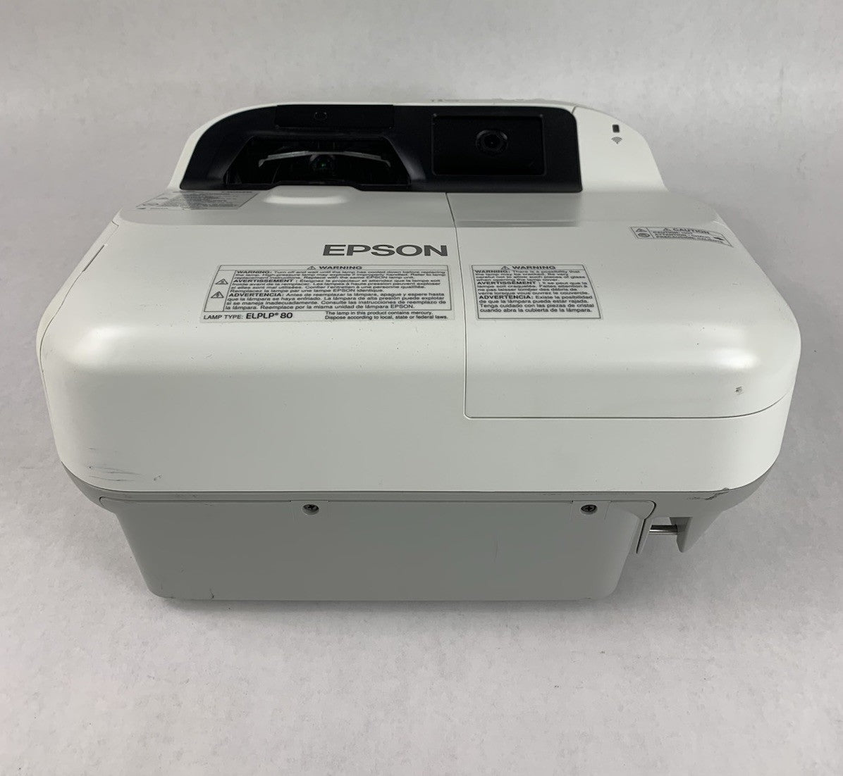 Epson H599A BrightLink 595Wi LCD Lamp Projector 3538 Lamp Hours No Remote1