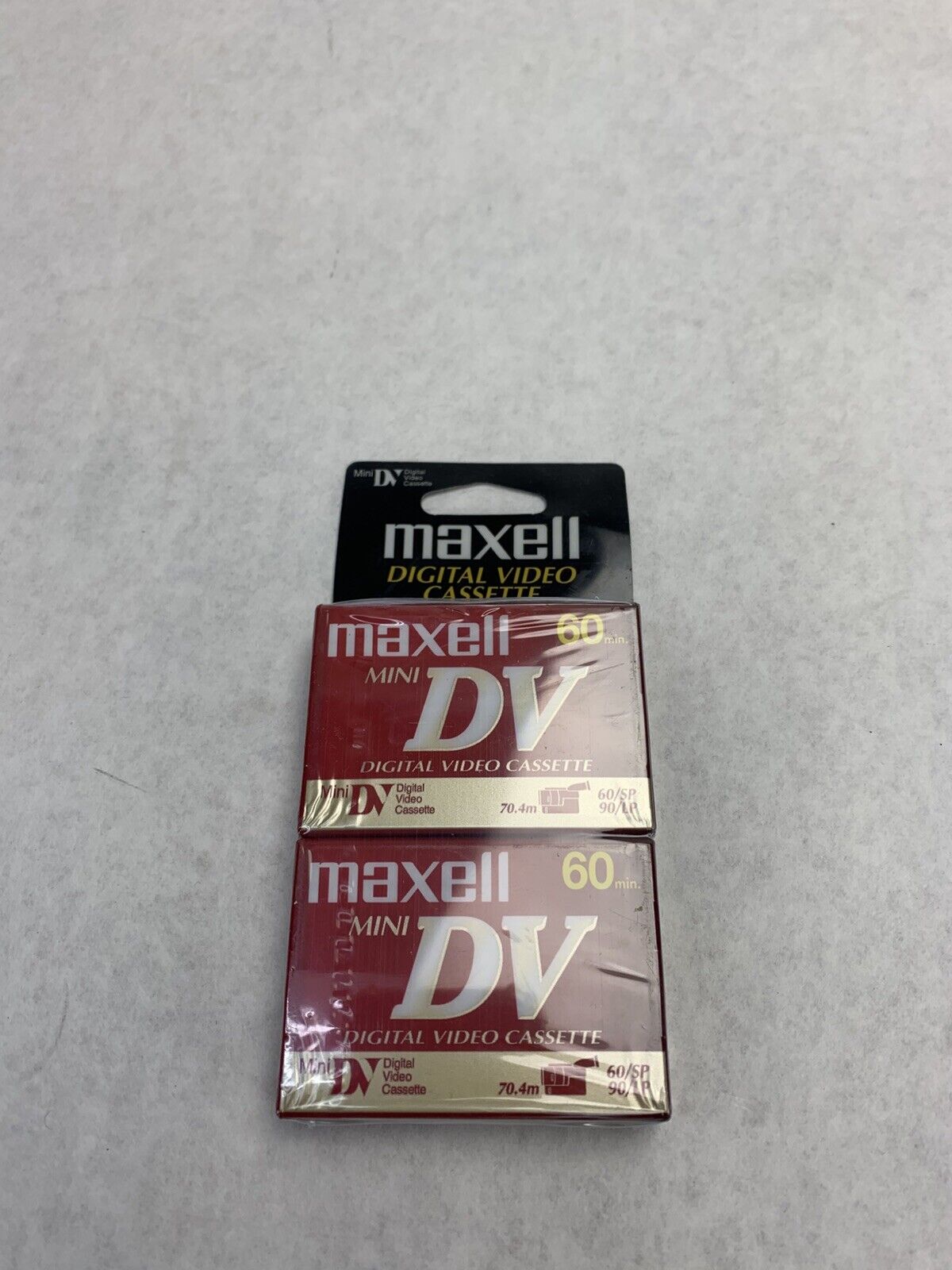 Lot of 2 Maxwell Digital Video Cassette