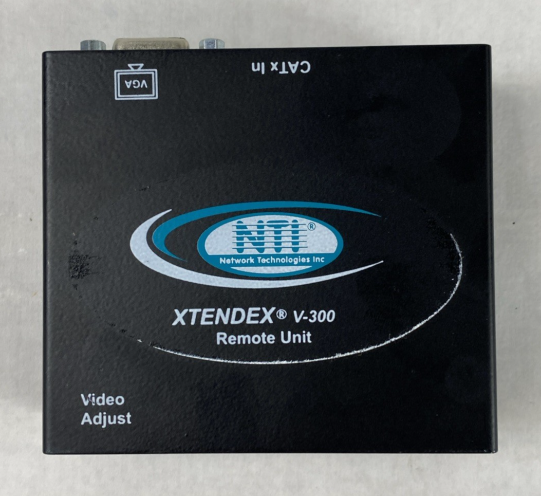 NTI Xtendex V-300 VGA Video Extender Remote Unit No Power Supply