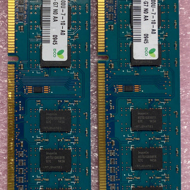 Lot( 2 ) 1GB Hynix HMT112U6BFR8C-G7 1Rx8 PC3-8500U DDR3 non-ECC Desktop RAM
