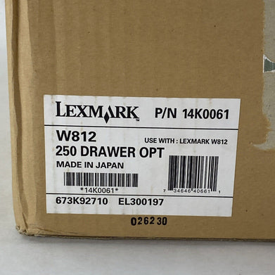 Lexmark W812  250 Sheet Drawer 14K0061