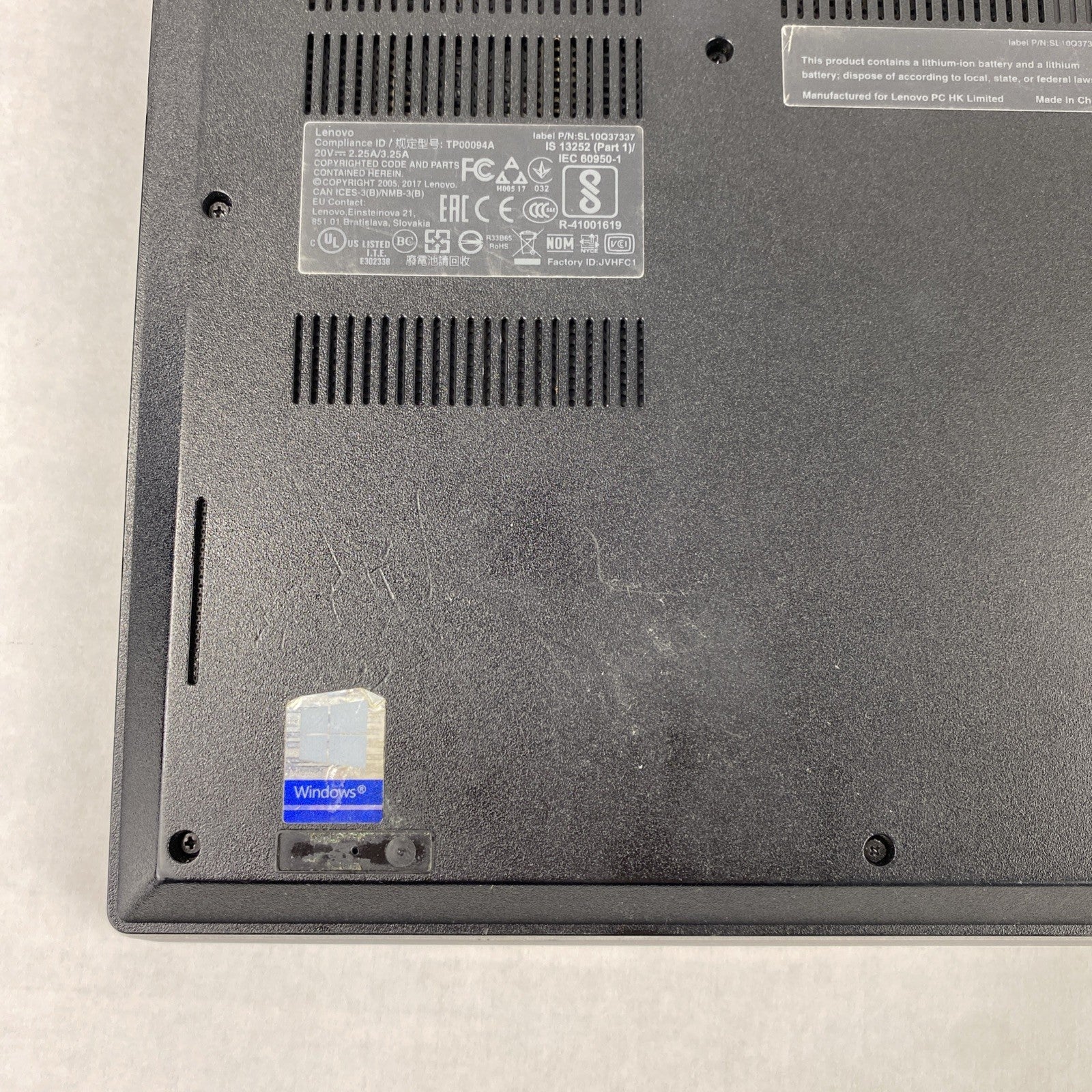 Lenovo ThinkPad E480 Intel Core i5-8250U 1.60 GHz 8GB RAM 14" No HDD No OS