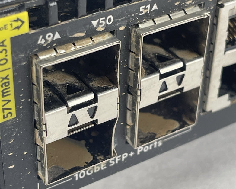 HP JL260A 2930F Aruba Gigabit Switch 48x RJ45 & 4x SFP Ports Tested & Reset
