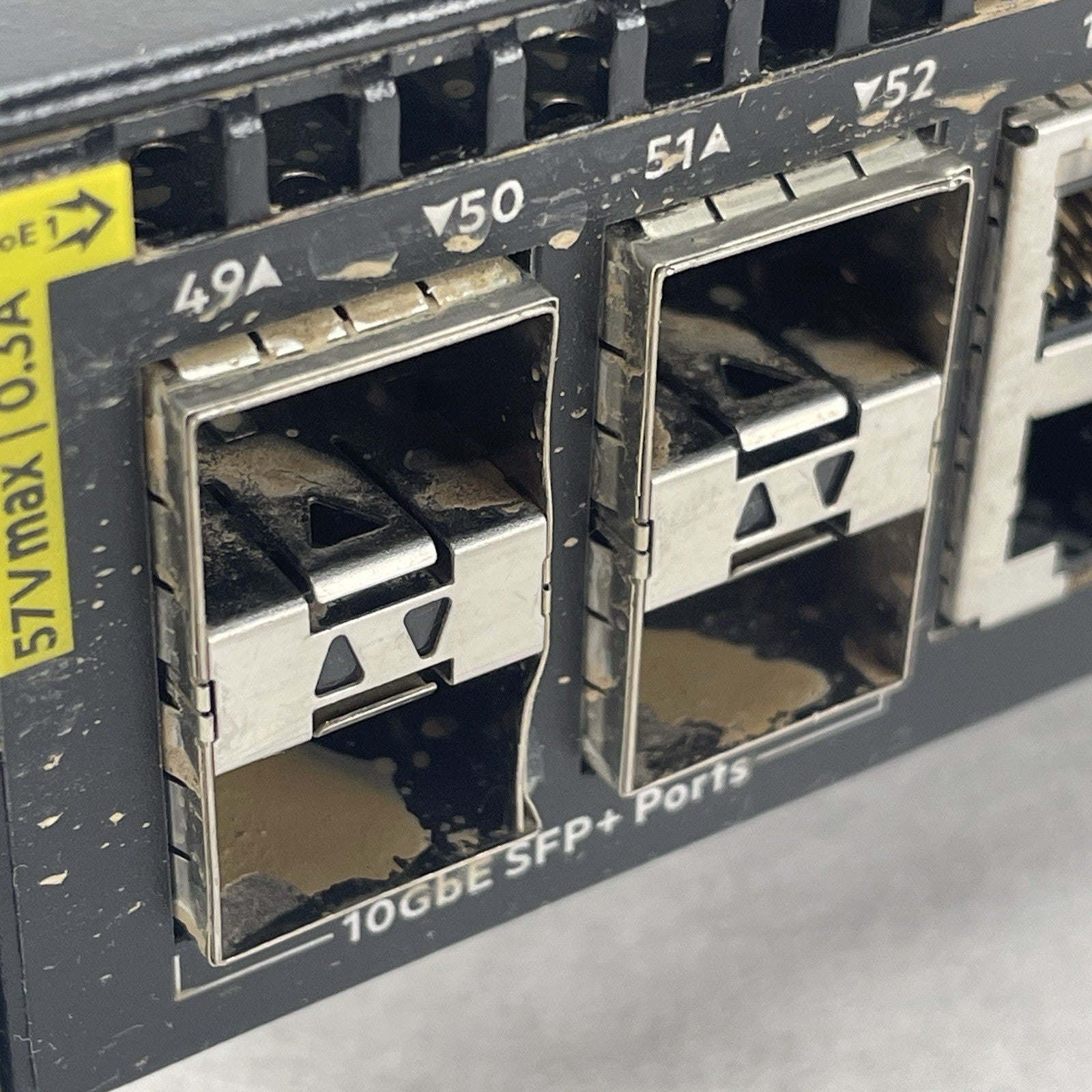HP JL260A 2930F Aruba Gigabit Switch 48x RJ45 & 4x SFP Ports Tested & Reset6