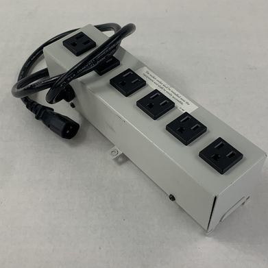 Bretford 060-0922 Power Strip 125 VAC 12A 60HZ 6 Outlet