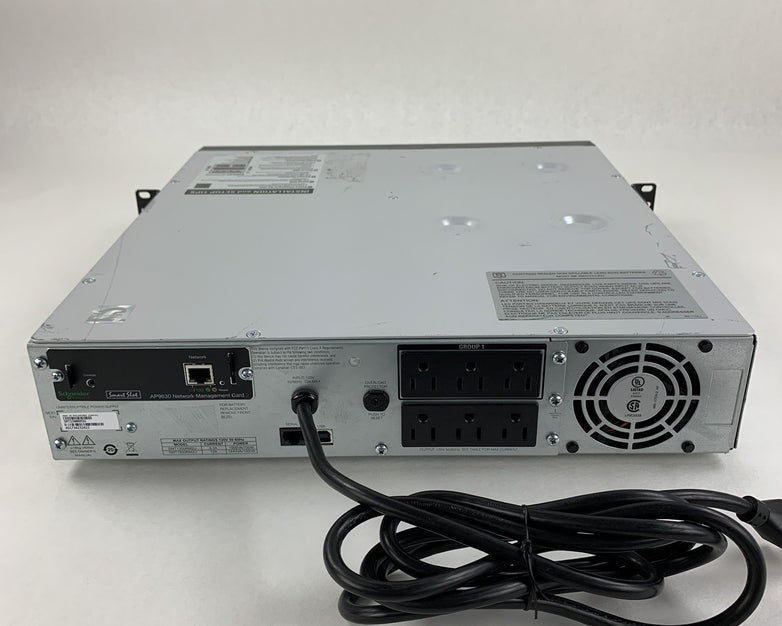 APC SmartUPS SMT1500RM2U 2U Rack Mount Tested w/ Network Card No Battery