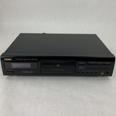 Teac CD-P1250 CD Player Tested has Bad CD Tray For Parts and Repair