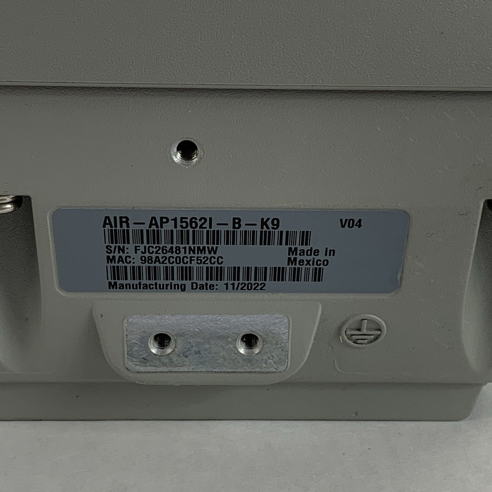 Cisco AIR-AP1562I-B-K9 802.11ac Outdoor Access Point Tested Reset6