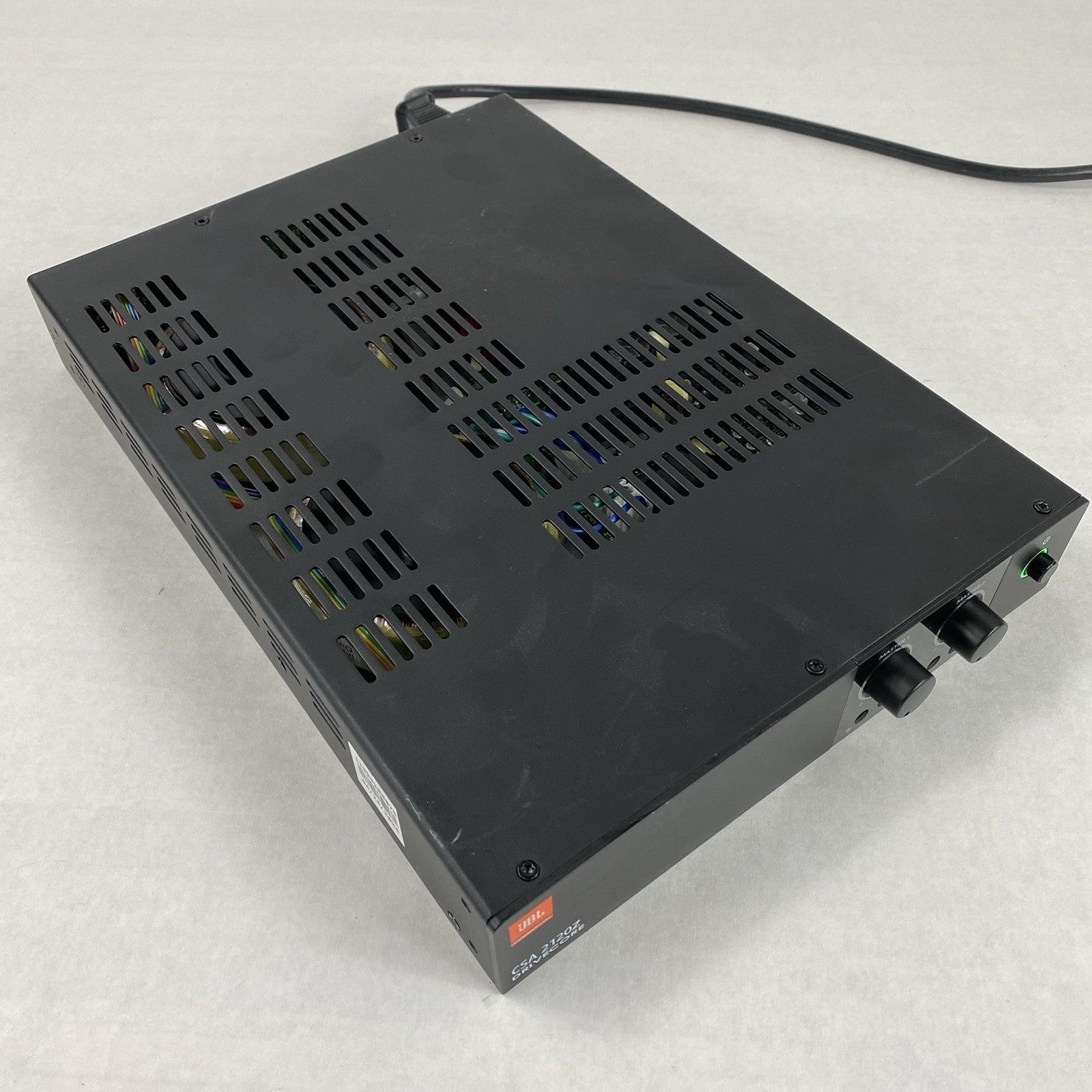JBL CSA 2120Z Drivecore 2-Channel Power Amplifier with Power Cord Power Tested