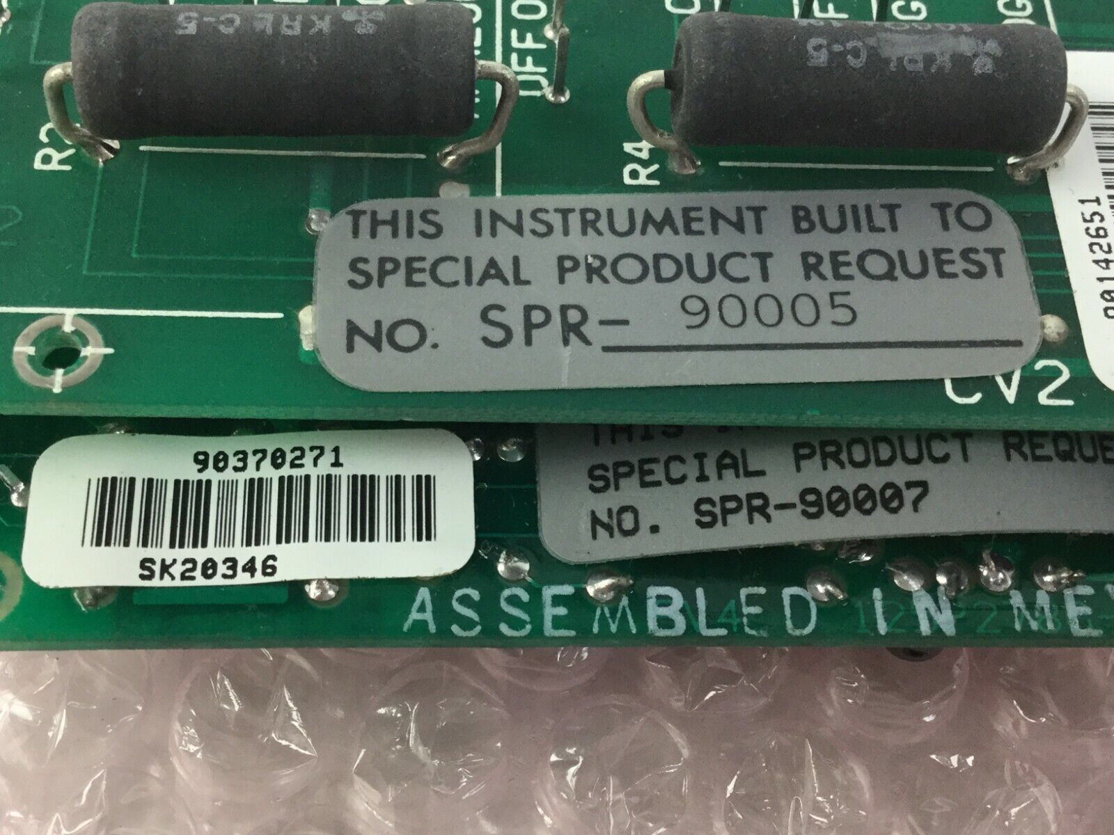 Taylor SK20346 SPR-90005 SPR-90007 REV AA NU1131