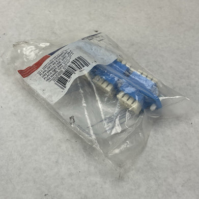 Leviton 5F100-4LL Precision Molded Fiber Adapter Plate Blue