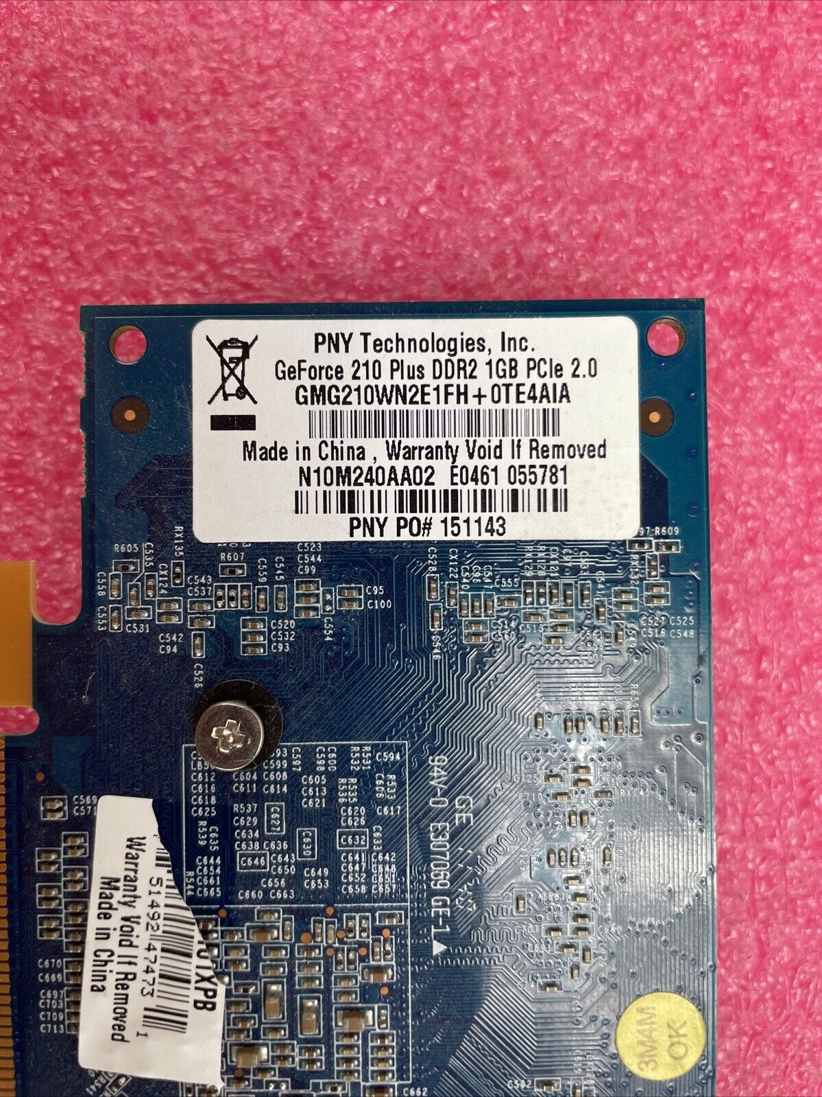 PNY Technologies GeForce 210 Plus DDR2 1GB PCIe 2.0 Graphics Card