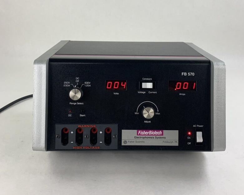 Fisher Biotech FB 570 Electrophoresis Power Supply Power Tested