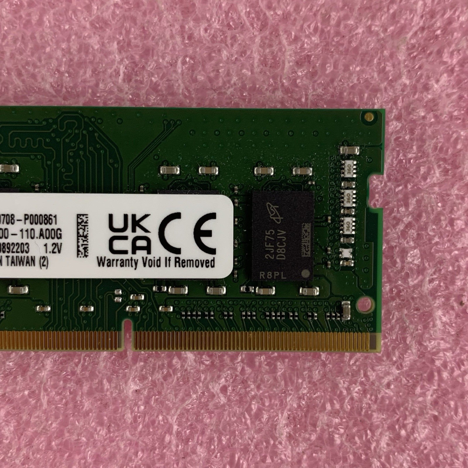 Kingston KCP432SS8/16 16 GB PC4-25600 DDR4-3200MHz  Laptop Memory Ram Tested3