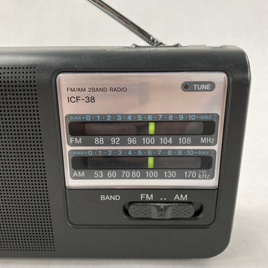 Sony ICF-38 FM/AM 2Band Radio  Tested