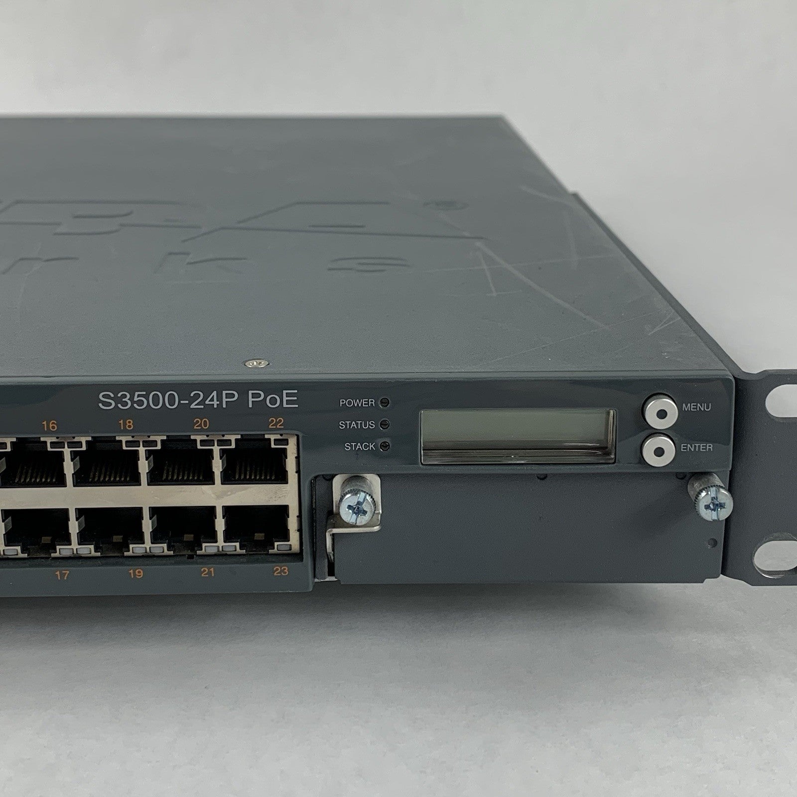 Aruba Networks S3500-24P 24-Port Gigabit PoE Ethernet Tested Reset4