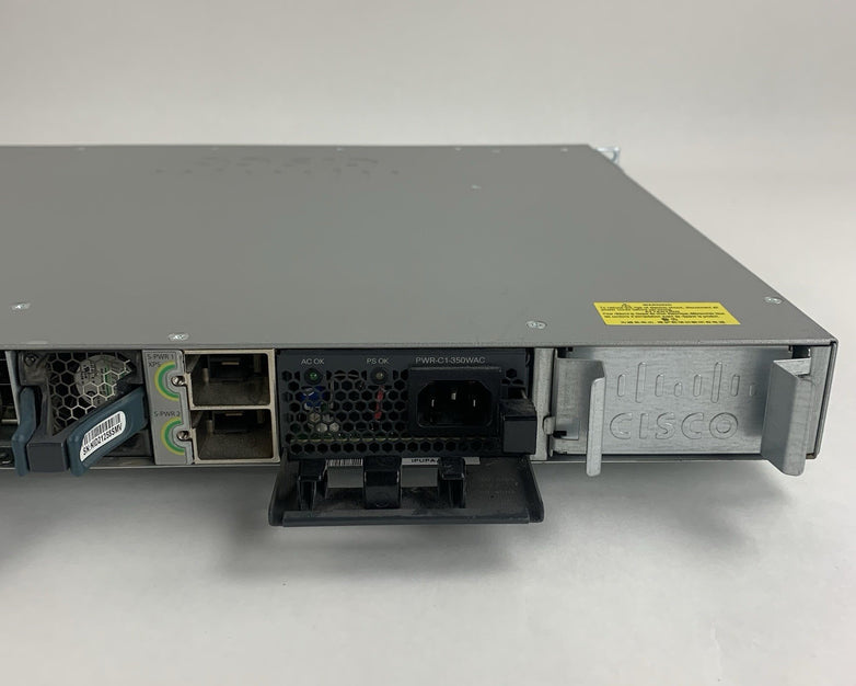 Cisco WS-C3850-12XS-S 12-Port SFP+ 10Gb 3850 Switch-No Power Cord