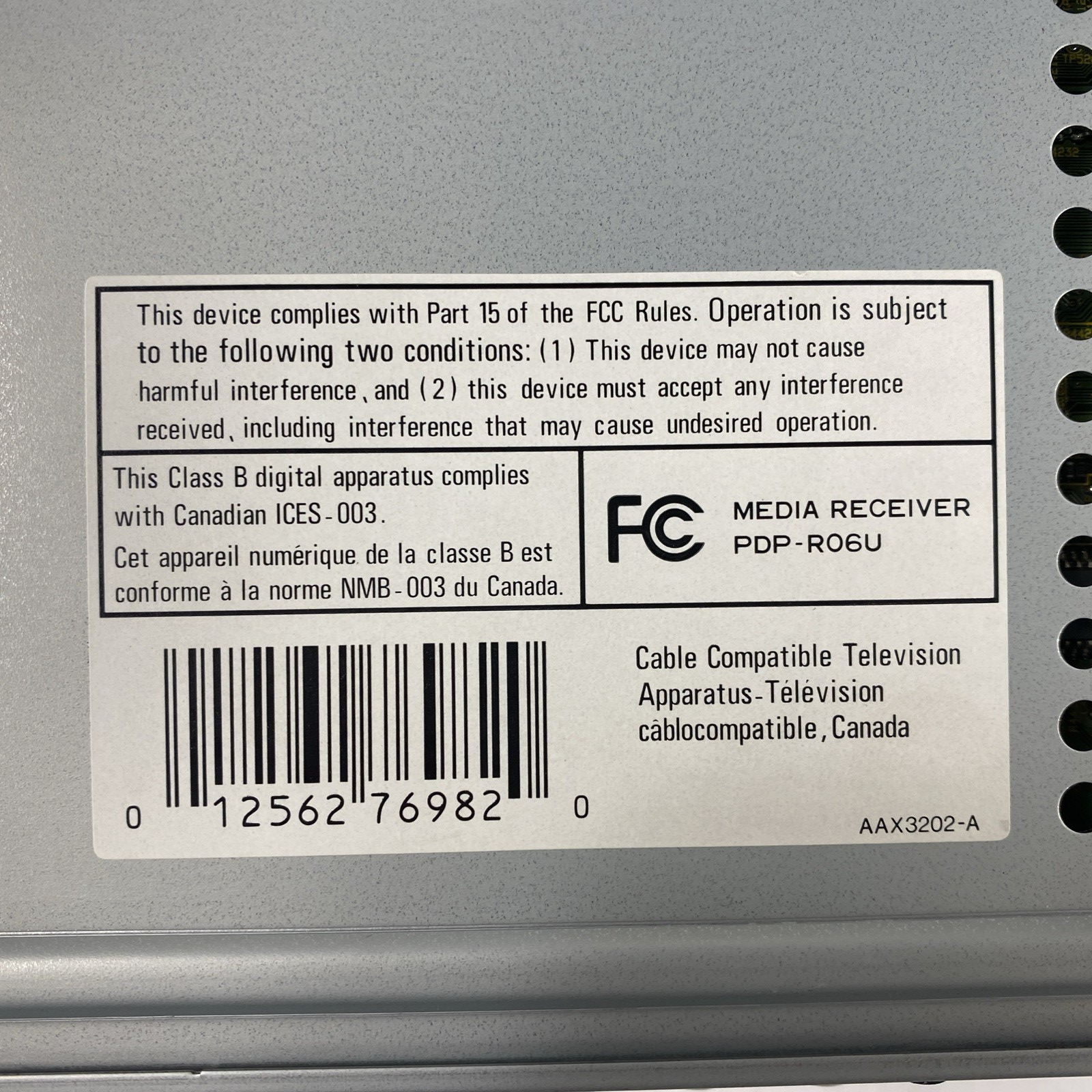 Pioneer PDP-R06U Pure Vision Plasma Display System No AC Adapter Untested