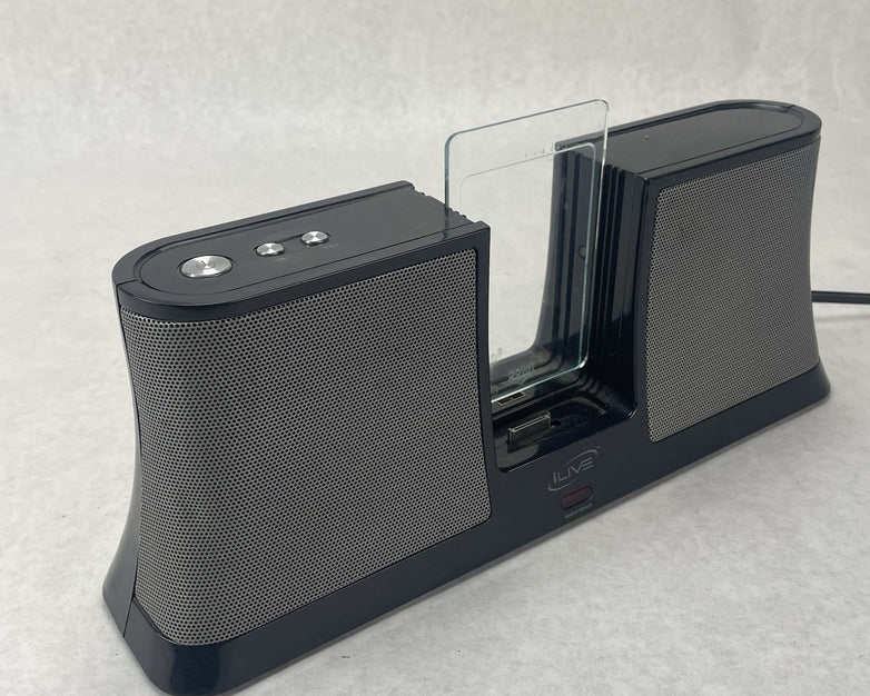 iLive ISPK2806 Black Amplified Speaker Docking System for iPod & iPod Nano