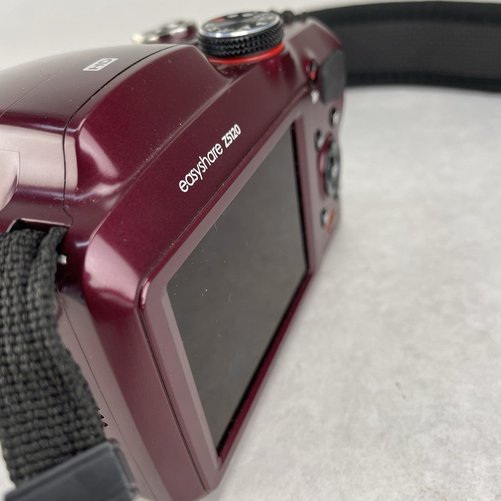 Kodak EasyShare Z5120 16.0MP Digital Camera Red Tested