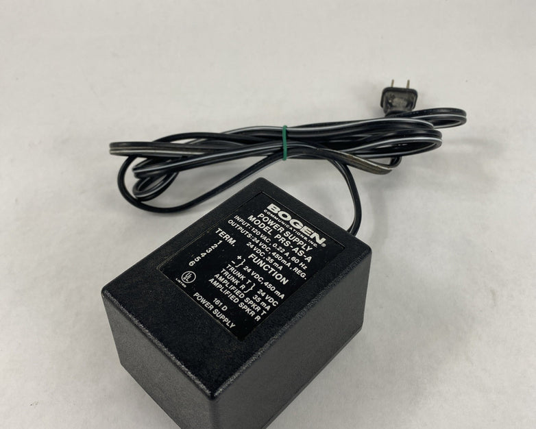 BOGEN PRS-AS-A-C 120V AC 450MA 24V Power Supply Untested