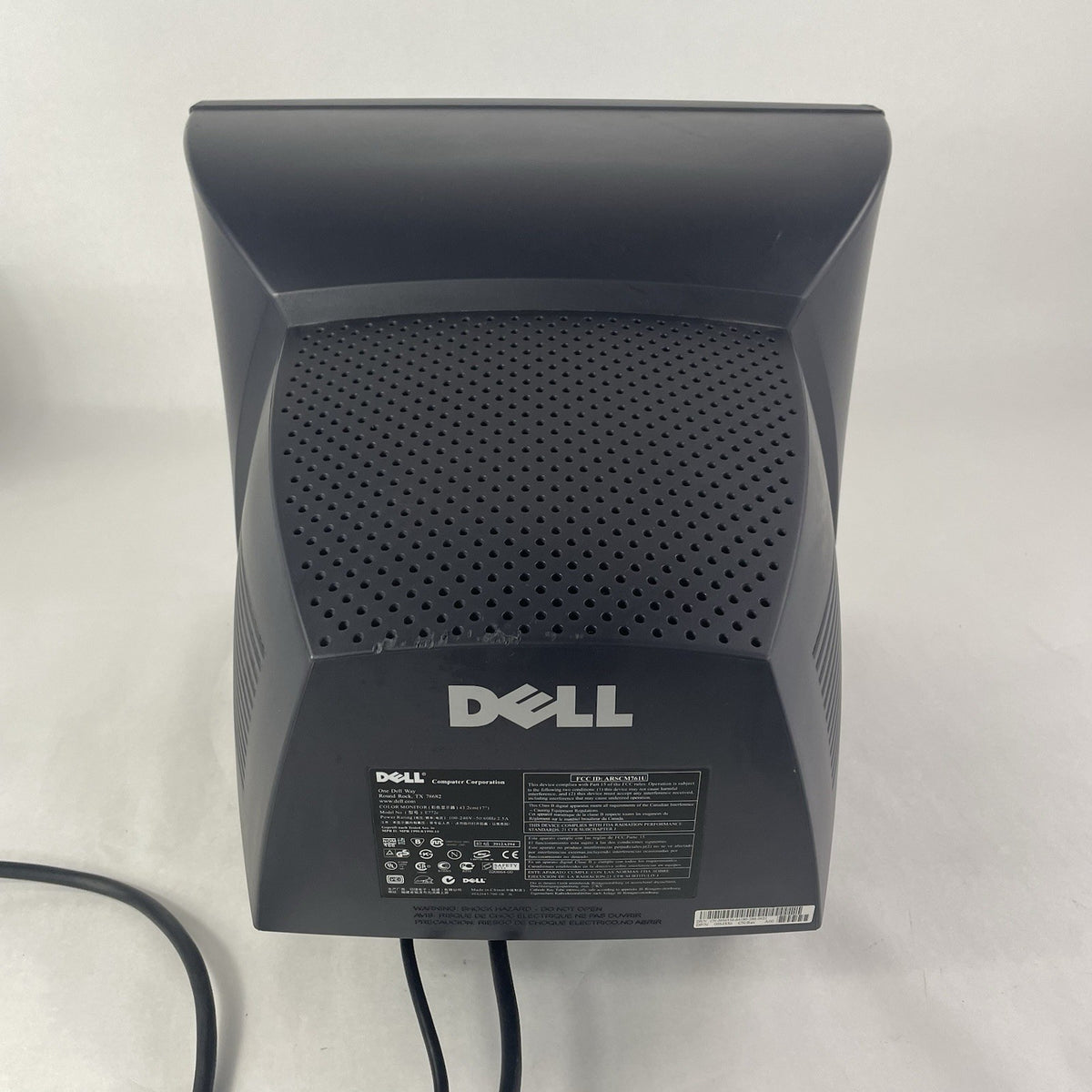 Dell E772c 17in Flat Screen CRT Monitor 1280x1024 VGA - Tested5