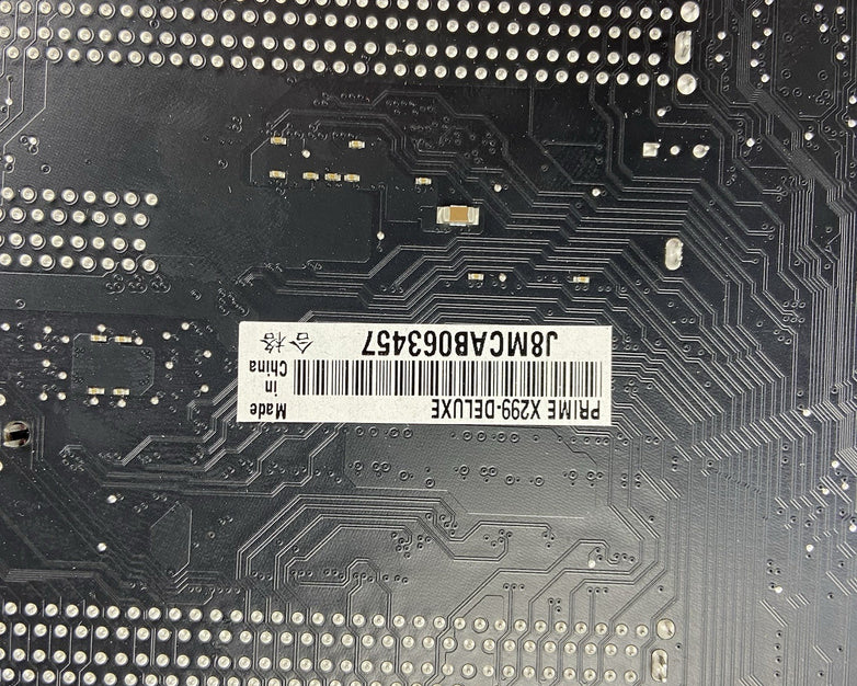 ASUS Prime X299-Deluxe Motherboard No CPU No RAM Power Tested