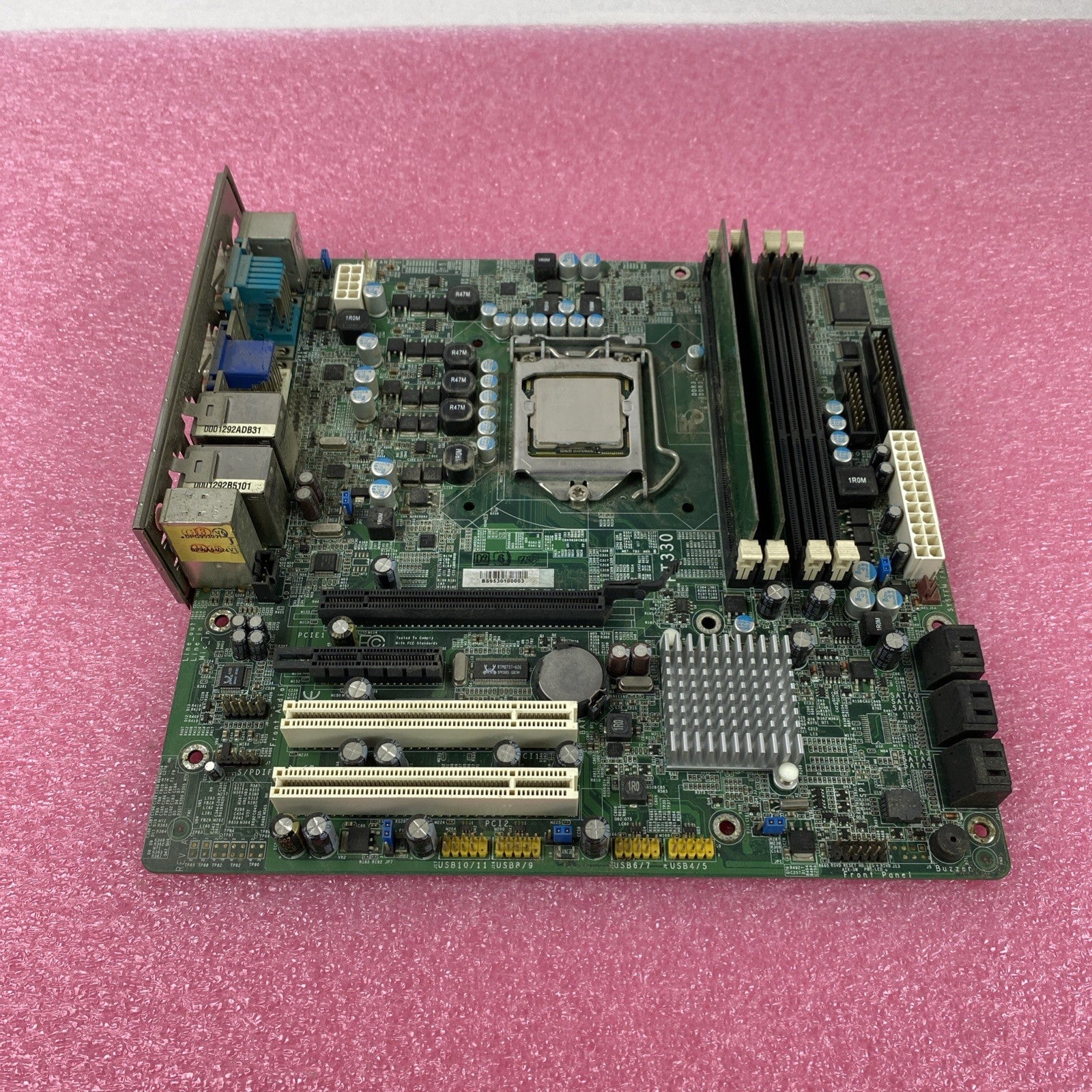DFI PT330 Motherboard Intel Core i5-660 3.3GHz 4GB RAM w/ Shield