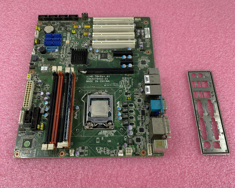 Advantech AIMB-784 Motherboard Intel Core i5-4570s 2.90GHz 4GB RAM w/ Shield