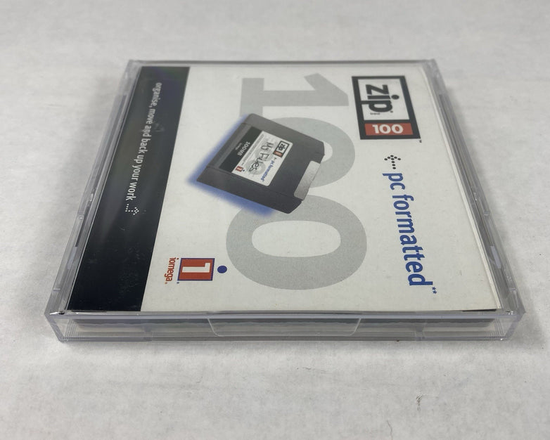 Iomega ZIP 100 pc100mb PC Formatted Data Cartridge (Lot of 6)