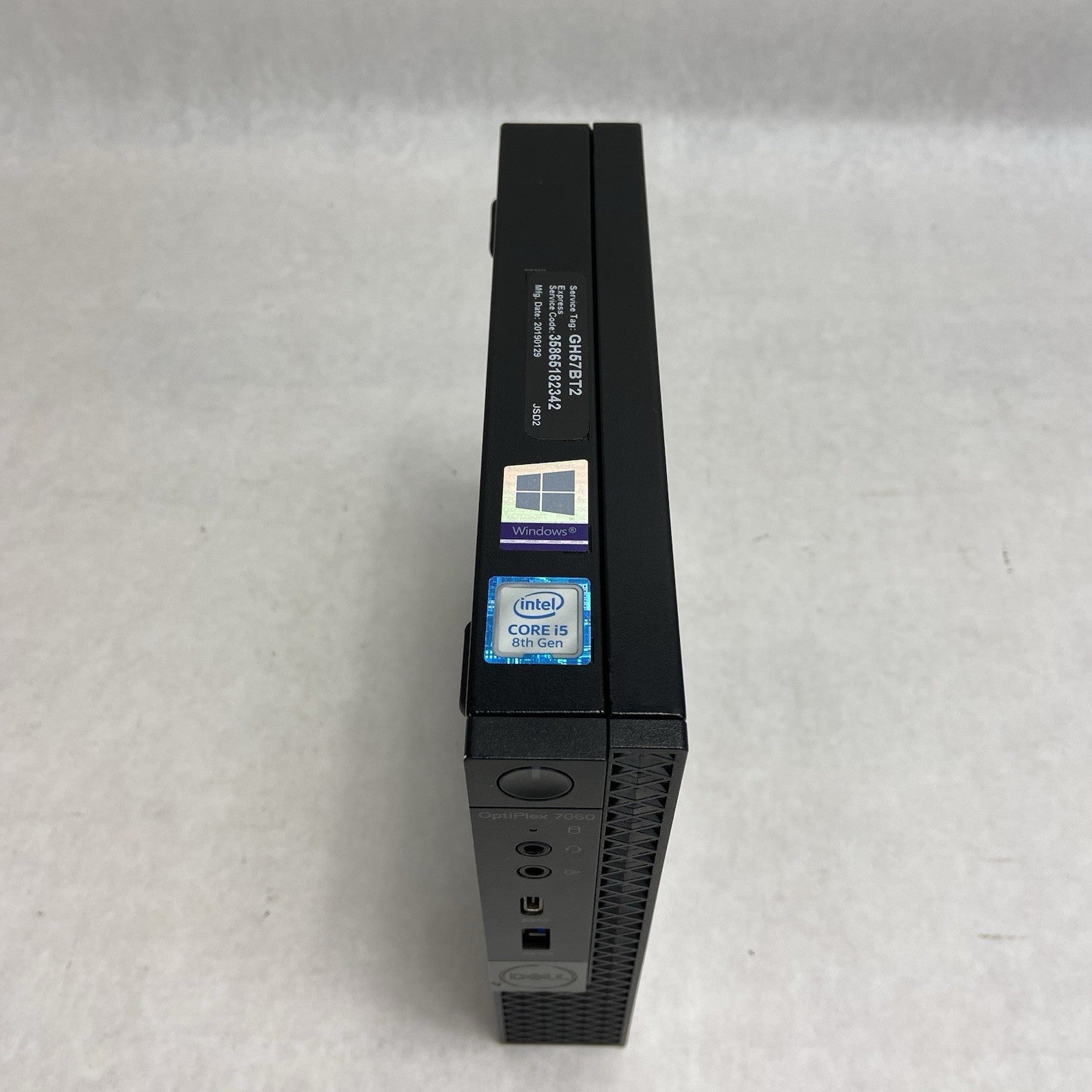 Dell Optiplex 7060 Micro i5-8500T 2.1GHz 8GB RAM w/AC No HDD No OS2
