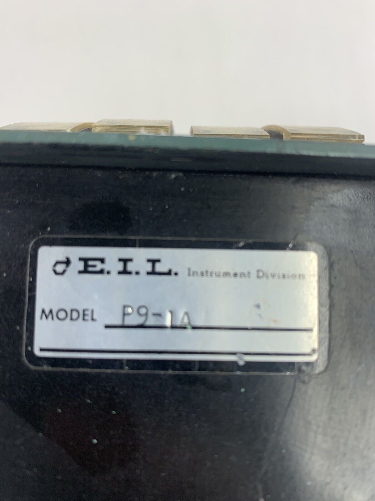 EIL Instrument Division P9-1A Channel Analog Meter