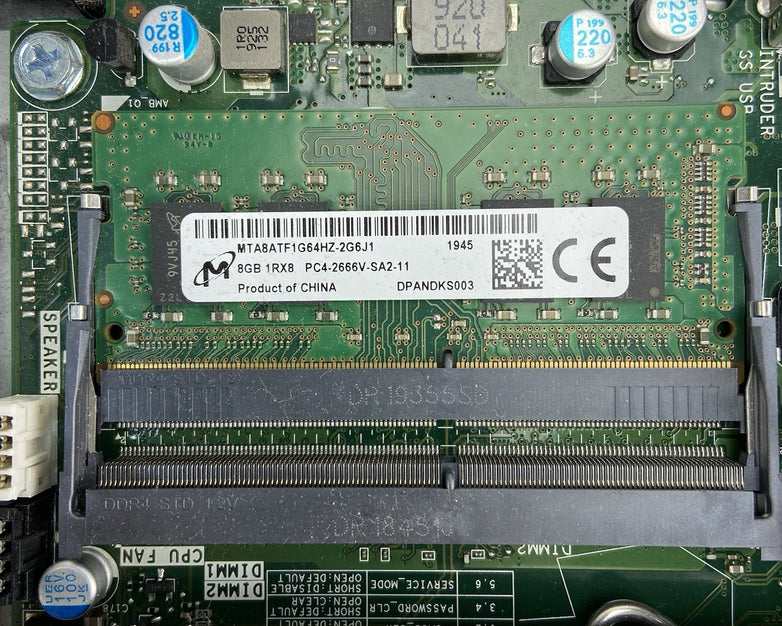 Dell Optiplex 7070 Micro Intel Core i5-8600 3.1GHz 8GBR AM No AC/HDD/OS