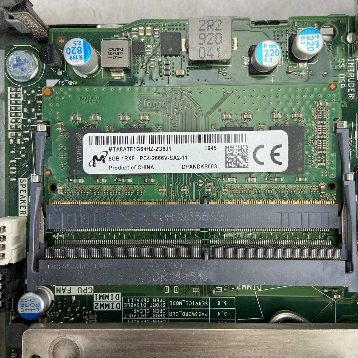 Dell Optiplex 7070 Micro Intel Core i5-8600 3.1GHz 8GBR AM No AC/HDD/OS11