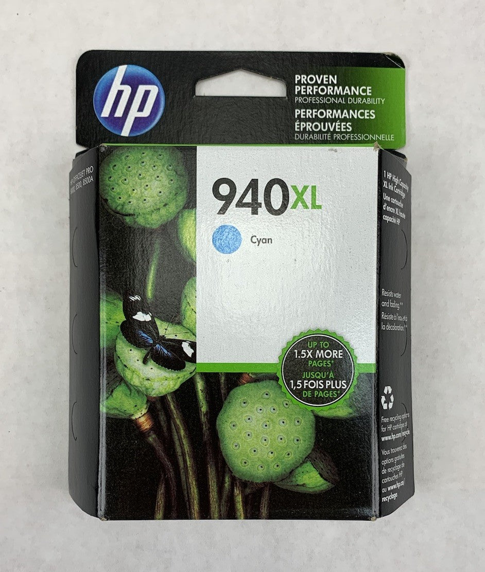 HP Officejet Pro 940XL C4907AN Cyan Ink Exp. June 2018 (Lot of 2)