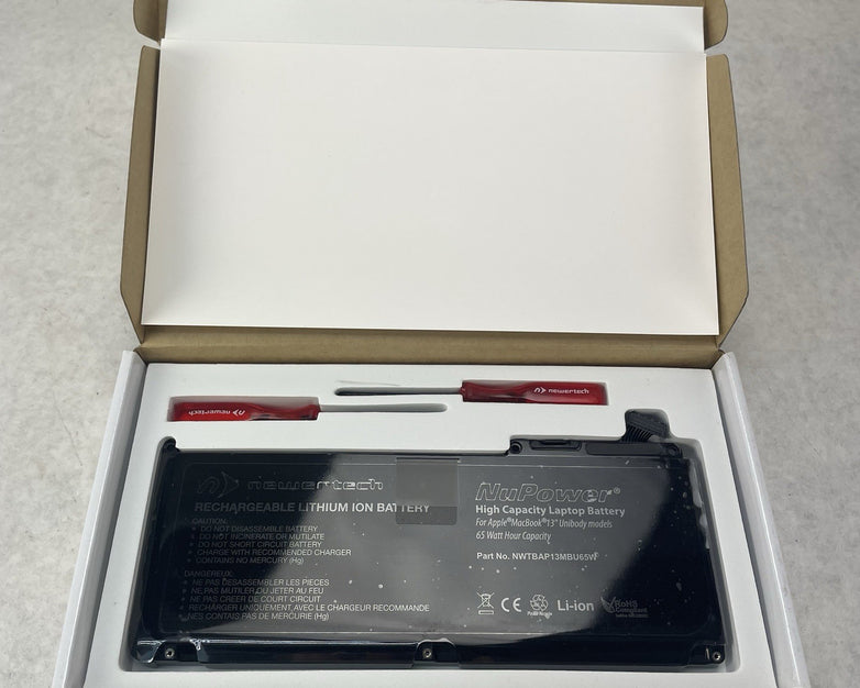 Newertech NuPower Battery 13" Unibody Apple MacBook 6.1 7.1 A1331 65W Lot of 5